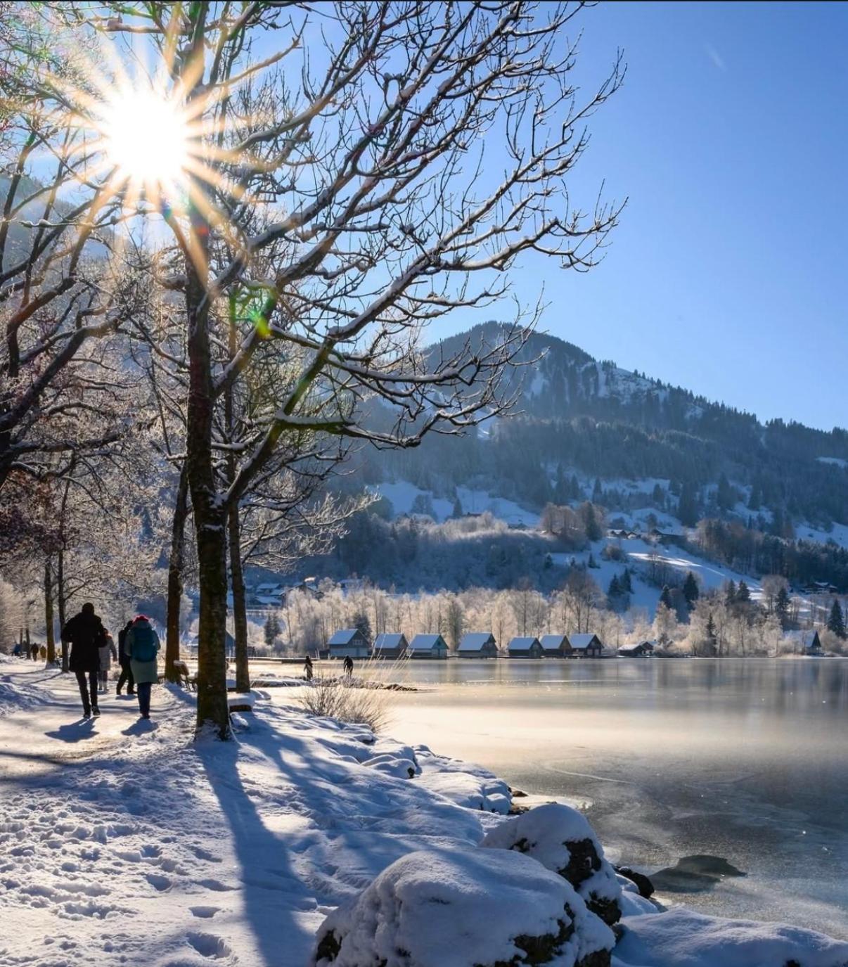 Gemuetliche Ferienwohnung Mit Berg Und Alpsee Panorama Im Allgaeu Immenstadt im Allgau Bagian luar foto