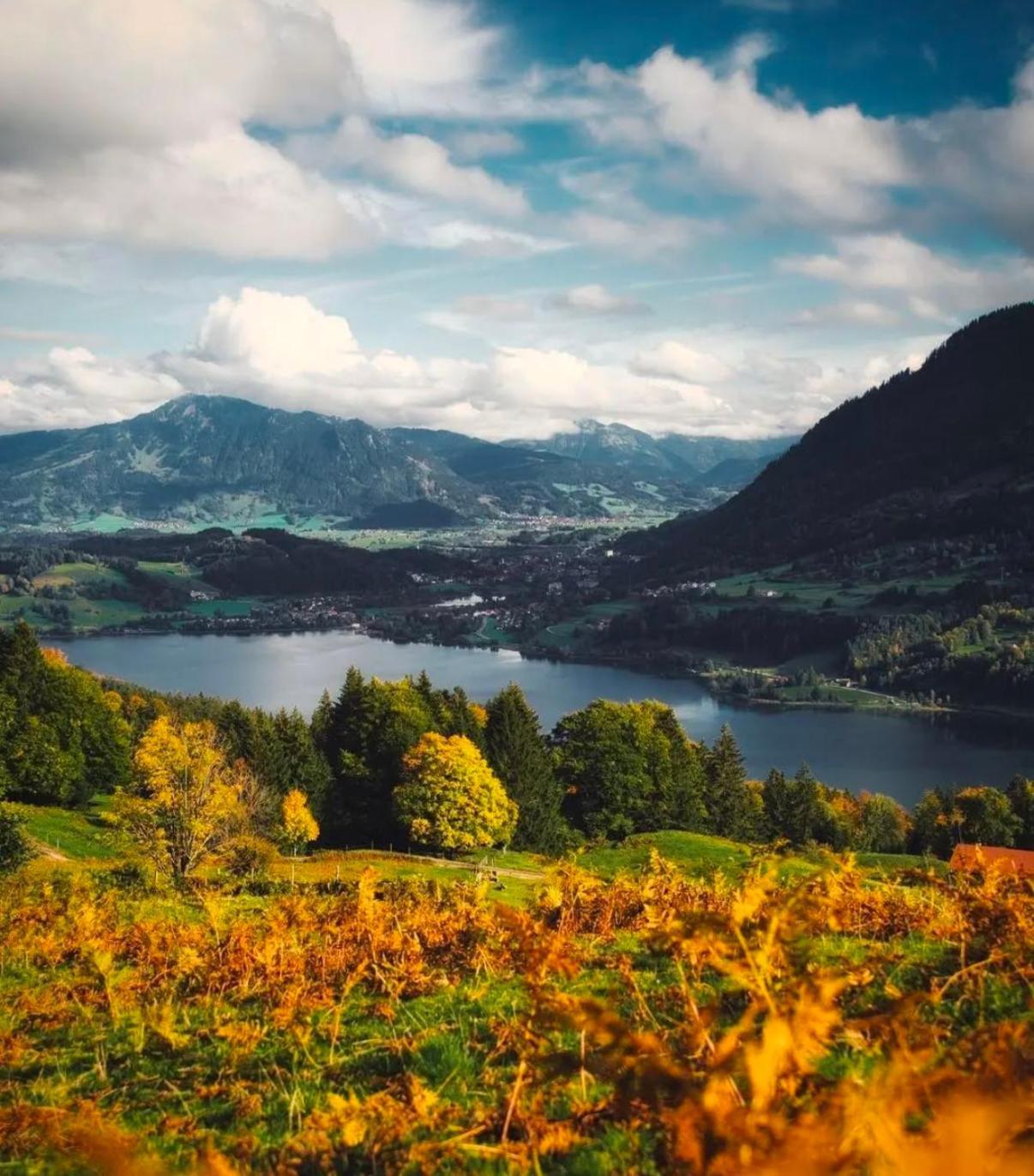 Gemuetliche Ferienwohnung Mit Berg Und Alpsee Panorama Im Allgaeu Immenstadt im Allgau Bagian luar foto